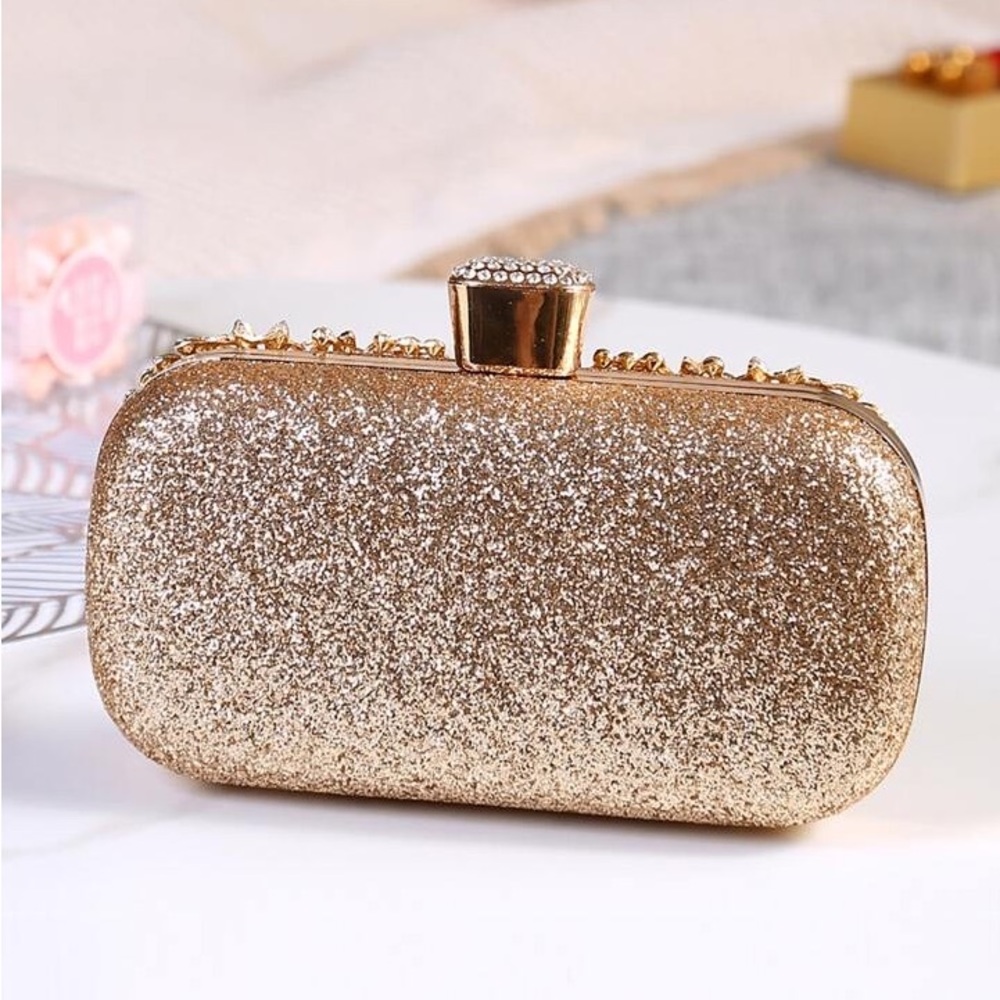 - Luxury Embellished Clutch Bling Bag - Picture 6 of 7
